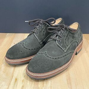 Paco Rodriguez Dark Green Suede Wingtips. Like new! Size 42/US 9.5-10.